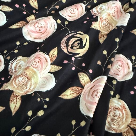 Sparkle in Pink Floral l/s Dress-7/8 - Picture 4 of 5